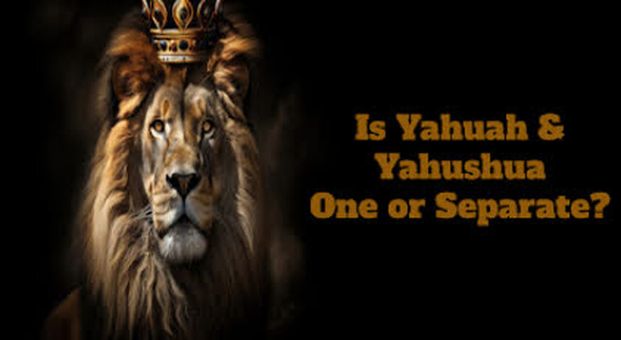 Is Yahuah & Yahushua ONE Or Seperate?