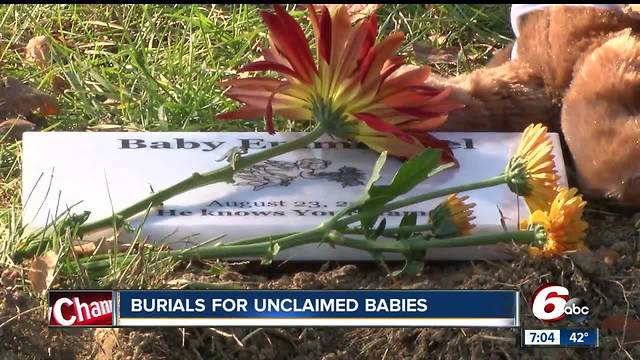 Woman gives burial for unclaimed hospital babies