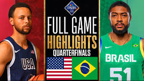 BRAZIL vs USA | QUARTERFINALS | PARIS 2024