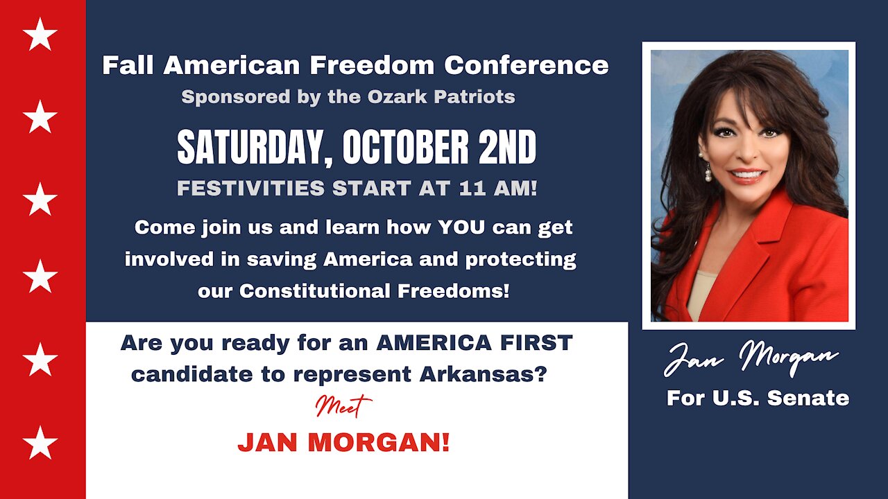 Jan Morgan for U.S. Senate at the Fall American Freedom Conference