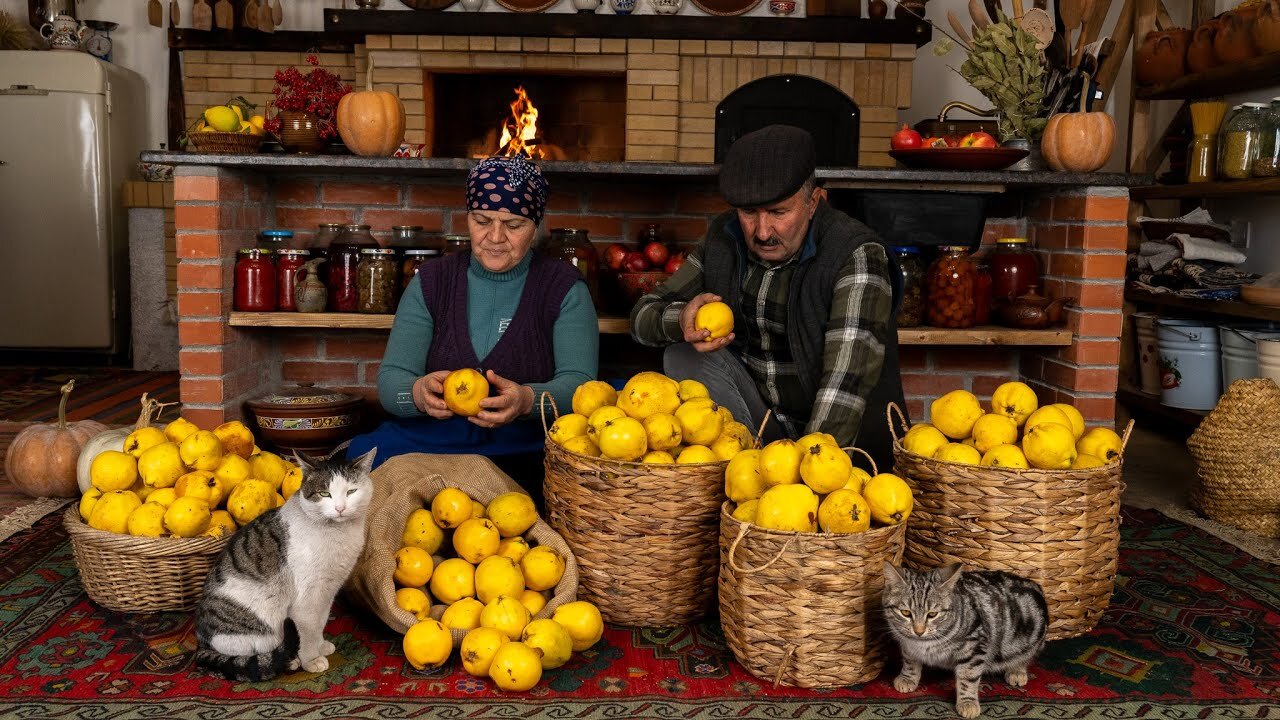 Cooking a Rustic Quince Dinner