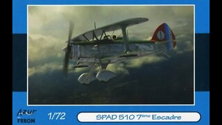 Episode: 30 Kit Review: Azur 1/72 Scale SPAD 510 The Last SPAD Fighter