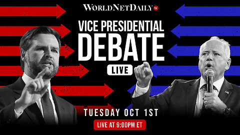 JD Vance and Tim Walz face off in the Vice-Presidential Debate TONIGHT!