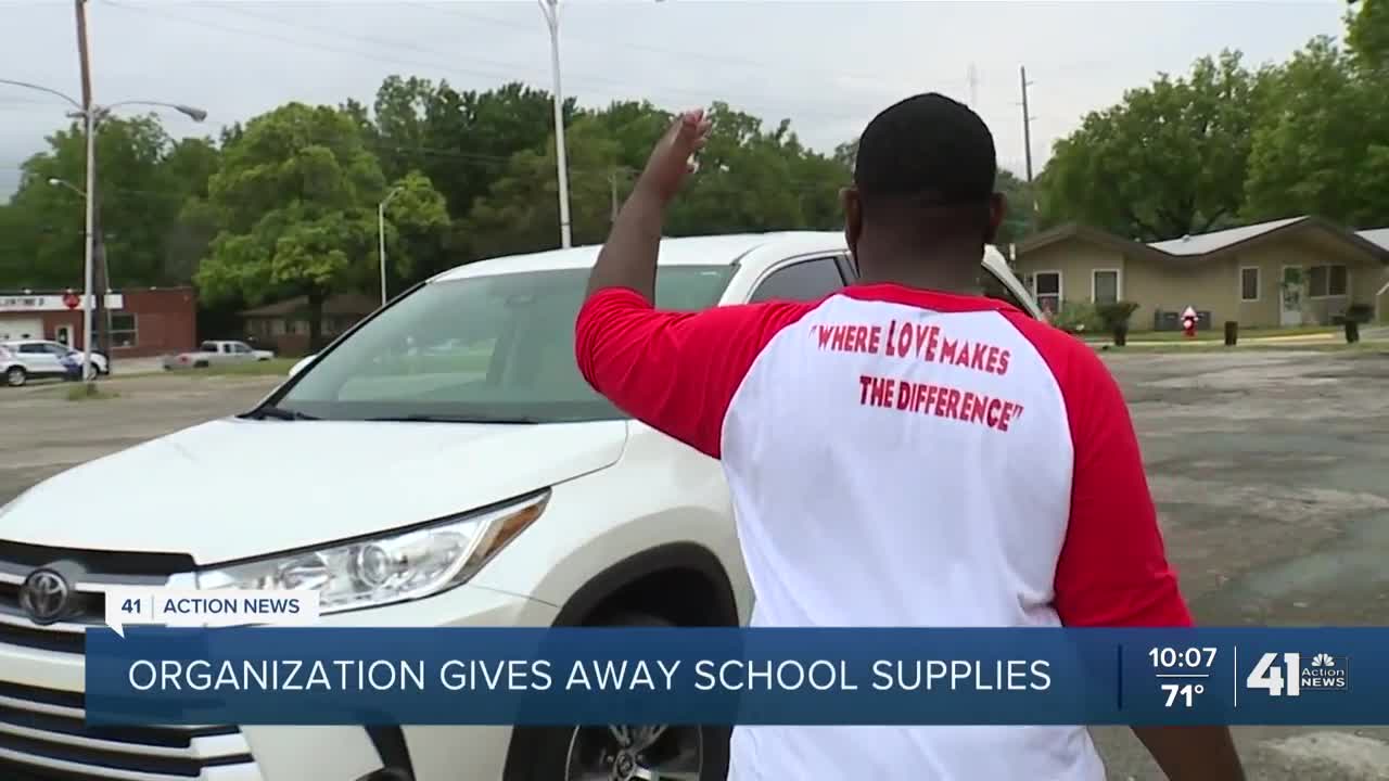 Made Men gives away school supplies in KCK