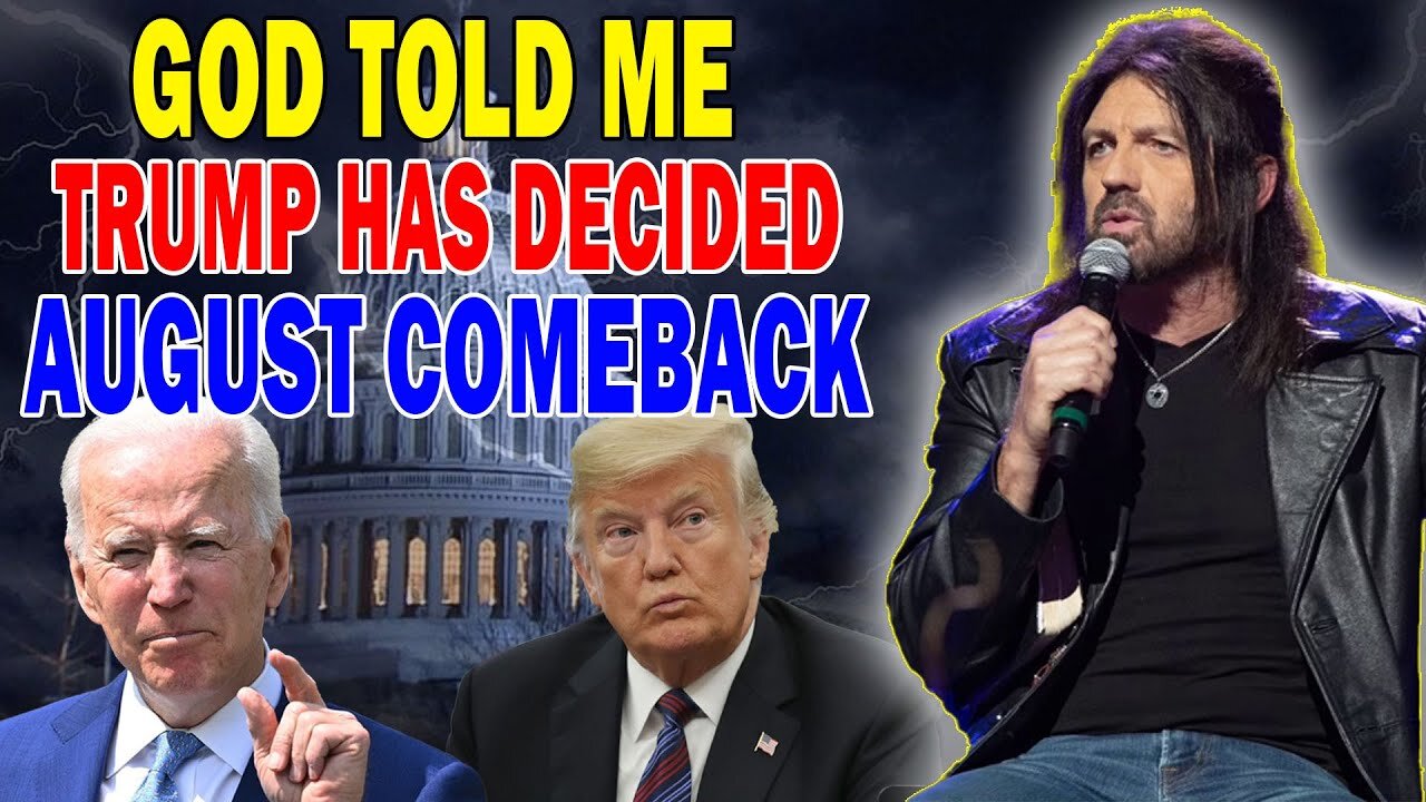 ROBIN D. BULLOCK PROPHETIC WORD: GOD TOLD ME TRUMP HAS DECIDED TO COME BACK STRONG