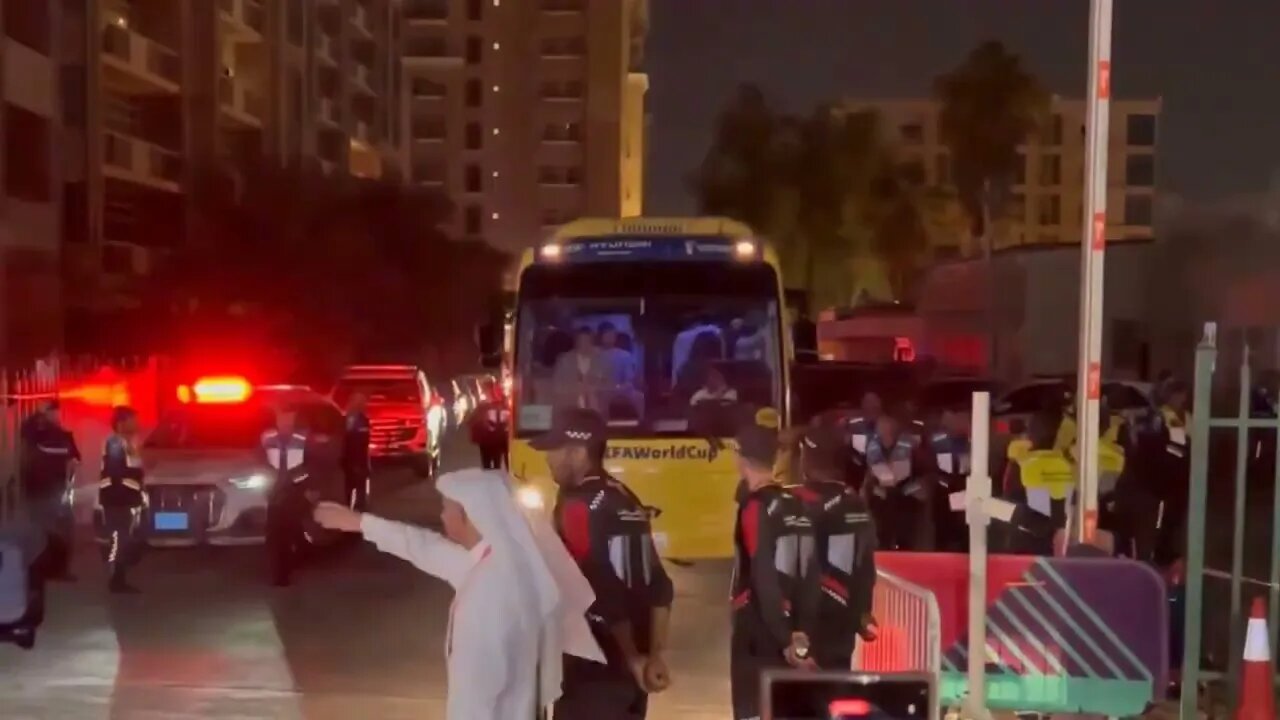 cast the moment brazil national team arrives in qatar for the world cup 2022