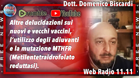 Dott. Domenico Biscardi: altre delucidazioni sui nuovi sieri e la mutazione MTHFR.