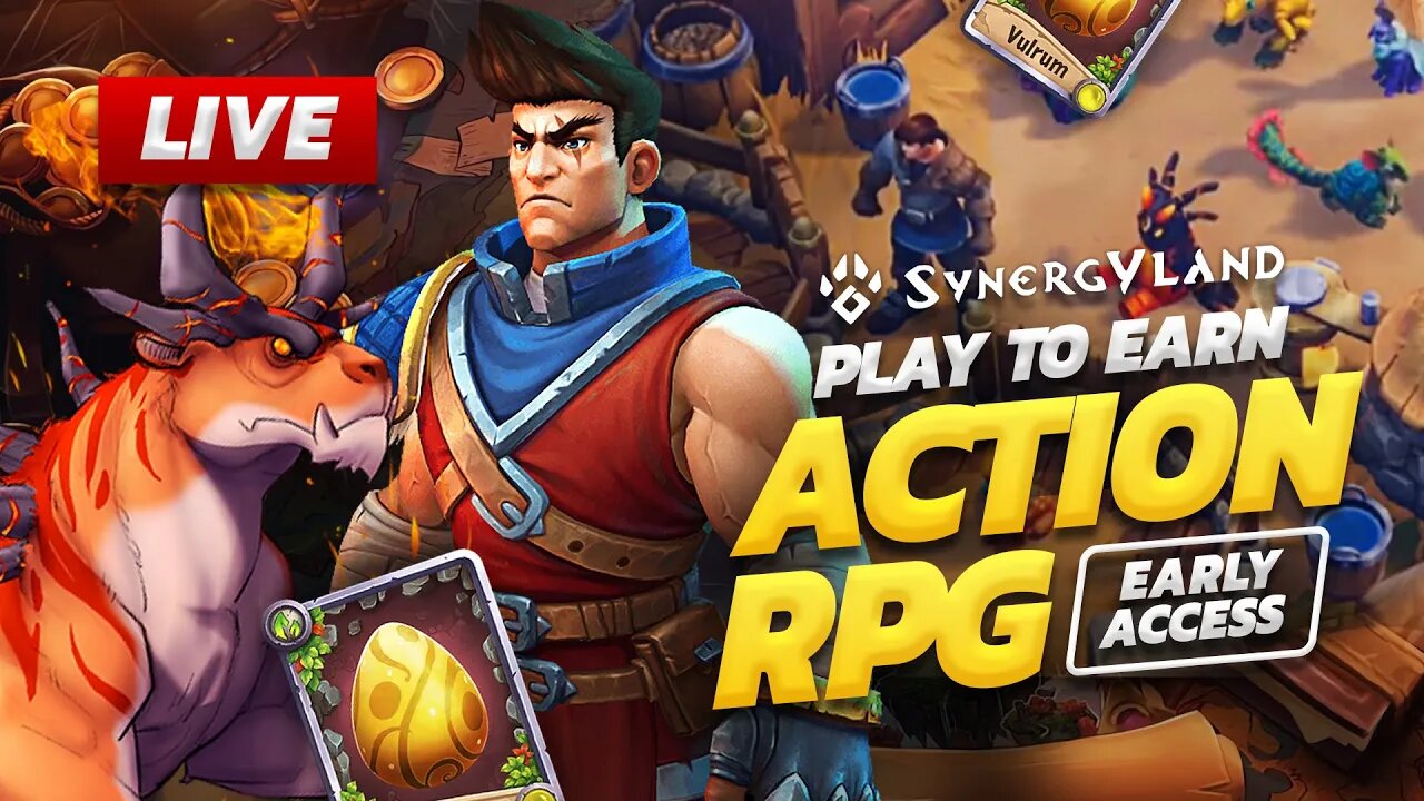 Best Play to earn action RPG gameplay! Synergy Land Game