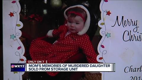 Mom's memories of murdered daughter sold from storage unit