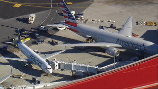 Planes Clip Wings At Boston's Logan International Airport