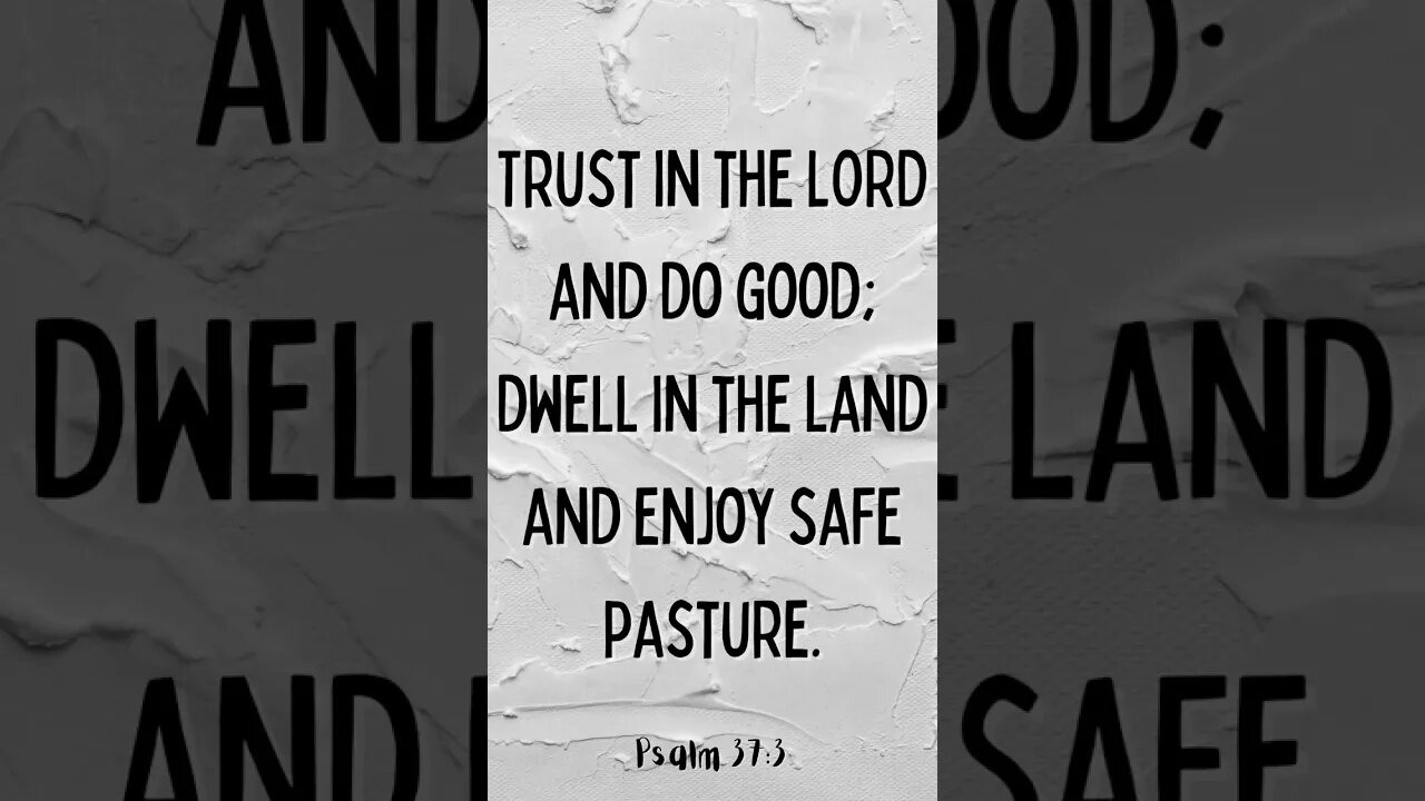 Psalm 37:3 #shorts