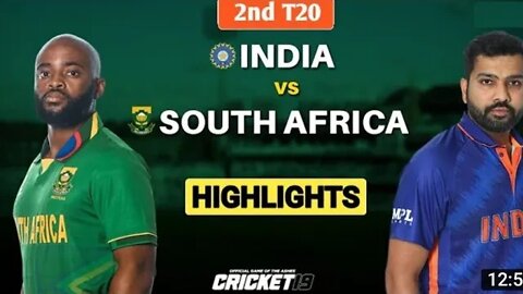 india vs South Africa 2rd T20 full highlights 2022 india