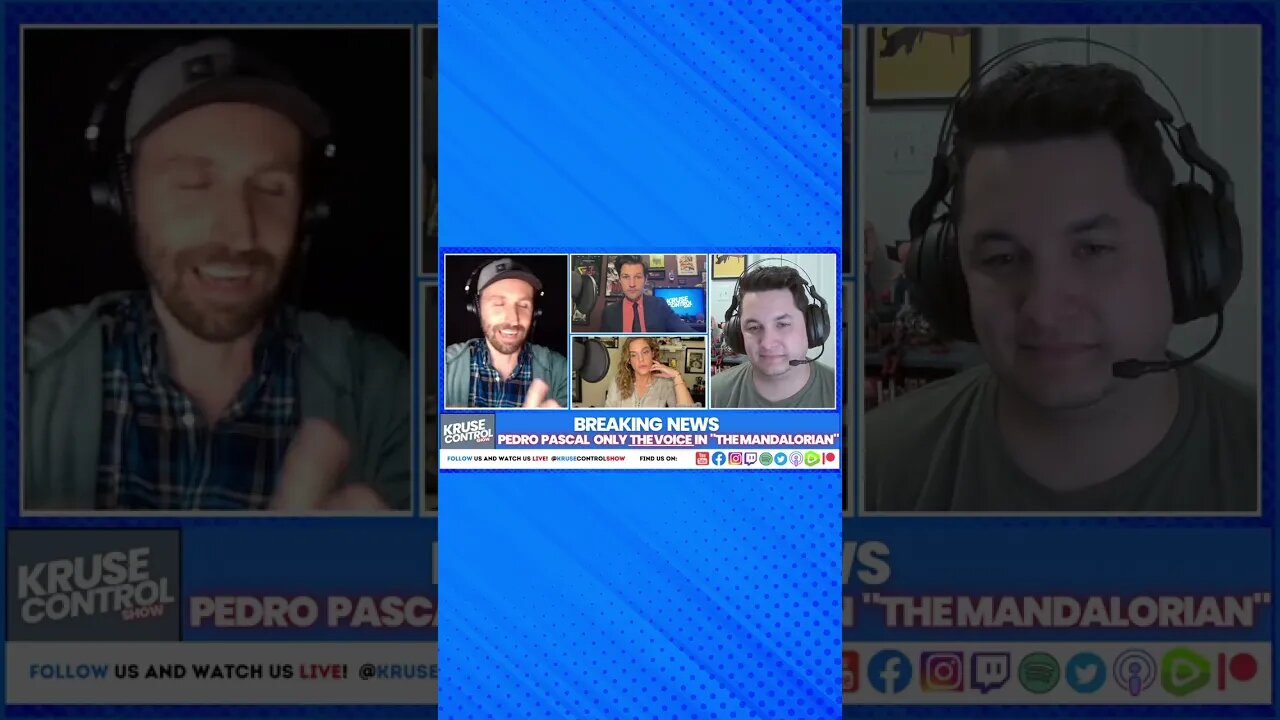 Mike's take on Pedro Pascal only the Voice of the Mandalorian