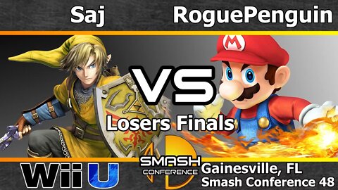 Saj (Link) vs. RoguePenguin (Mario) - Losers Finals - SC48