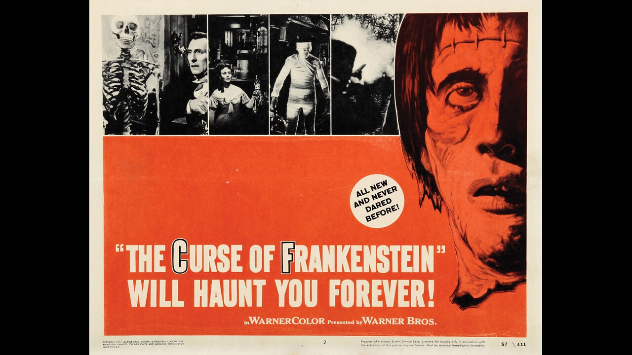 CURSE OF FRANKENSTEIN (1957)