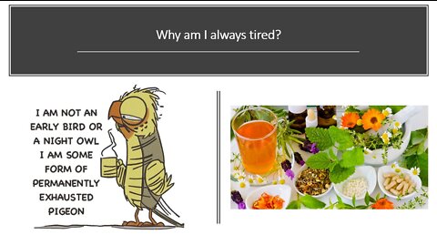 Why do I feel tired - Chronic Fatigue