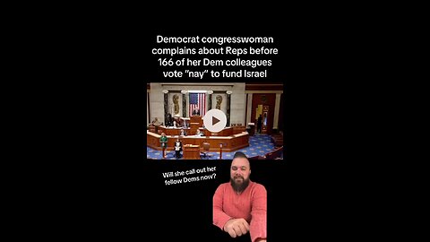 Democrat congresswoman complains about republicans being “antisemitic” before Dems vote “NAY”