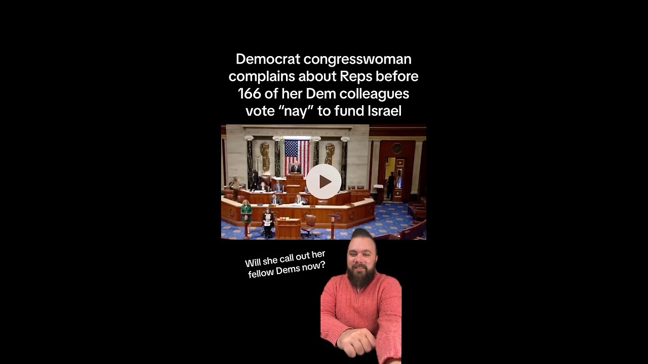 Democrat congresswoman complains about republicans being “antisemitic” before Dems vote “NAY”