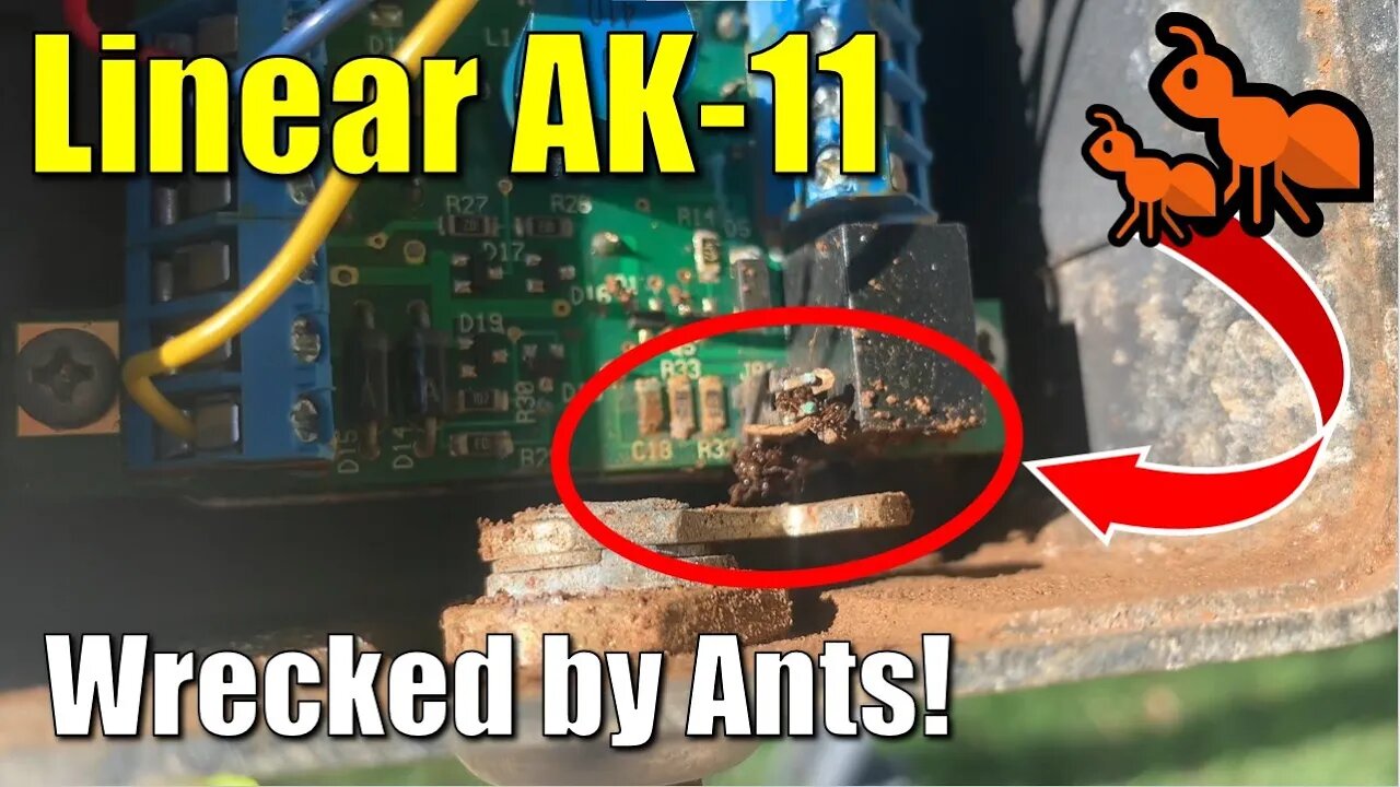 ✅ Linear AK-11 Keypad ● Wrecked by Ants! How to Take Apart and Try to Fix