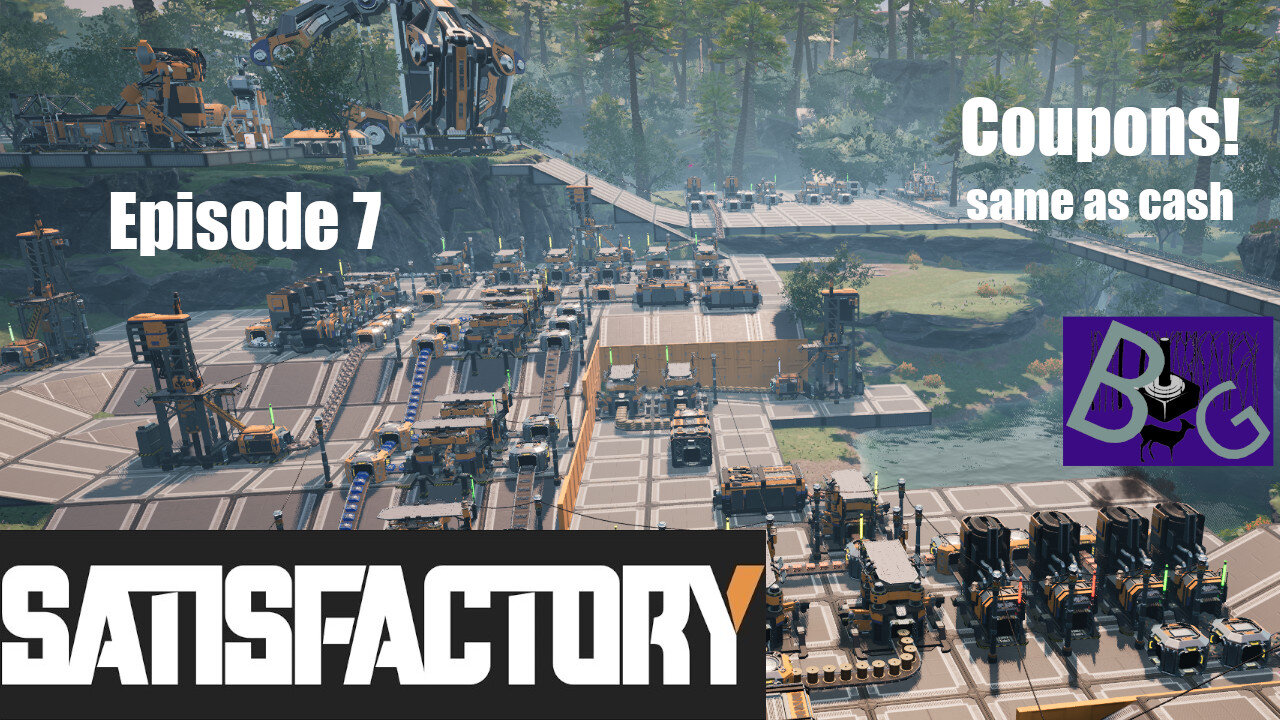 Satisfactory 1.0 Playthrough Episode 7 (pt 2)
