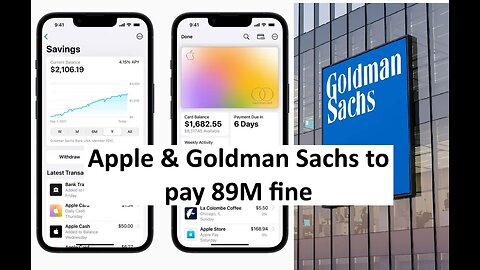 Apple and Goldman Sachs ordered to pay 89M for card failure