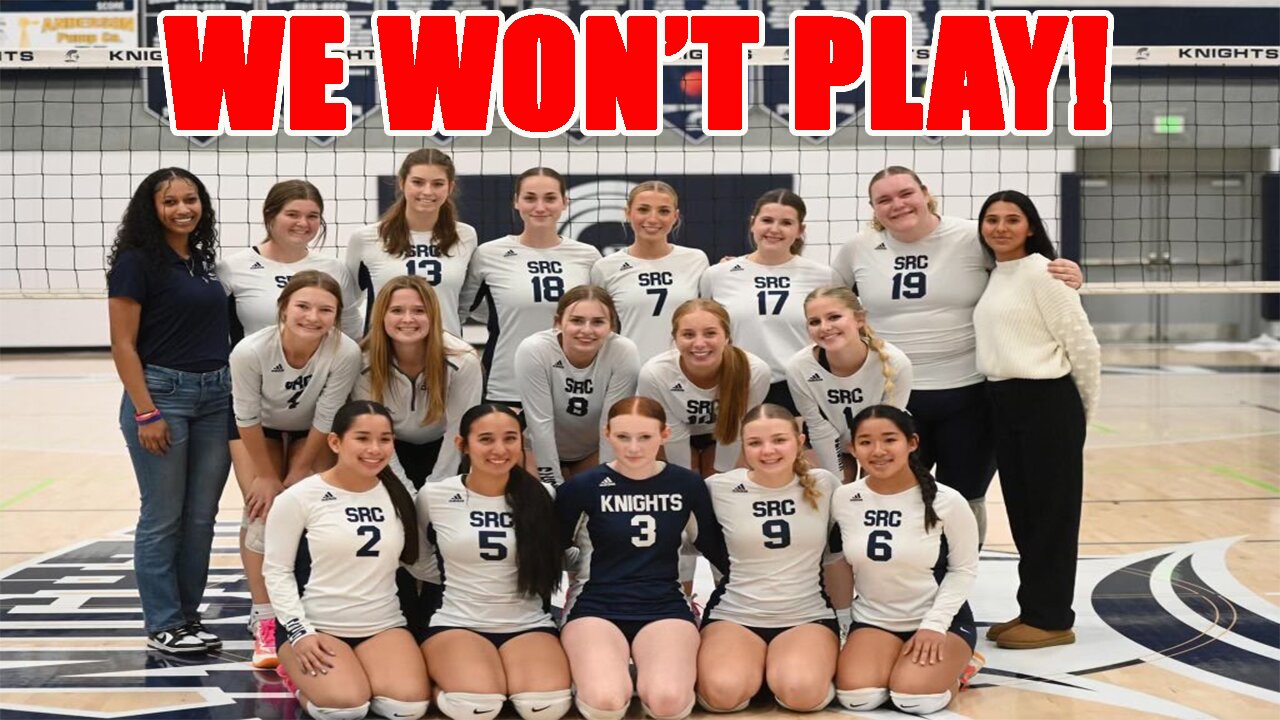 Girls Volleyball team to be PUNISHED for FORFEITING playoff match against TRANSGENDER opponent!