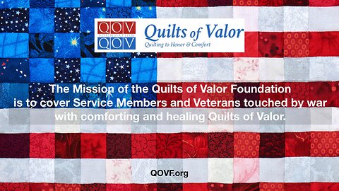 Quilts of Valor Presentation 8/12/2024