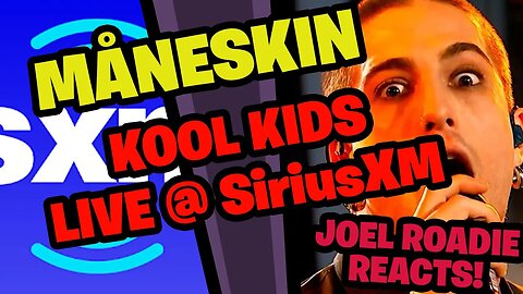 Måneskin — KOOL KIDS [Live @ SiriusXM] - Roadie Reacts