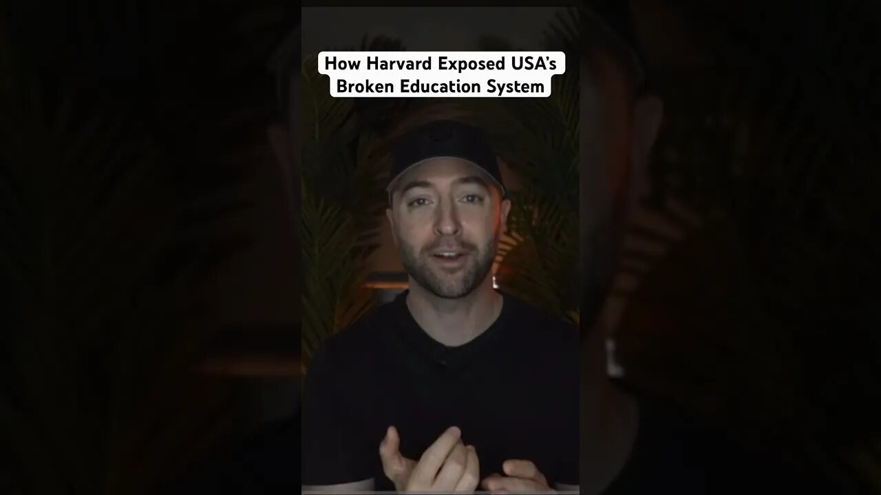 How Harvard EXPOSED America’s Broken Education System 🇺🇸 #harvard #education #college #middleeast