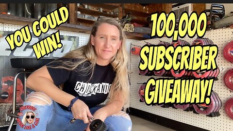 100,000 SUBSCRIBER ECHO CHAINSAW GIVEAWAY!! You can win this AWESOME PRIZE!!!