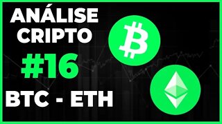 🚨 ANÁLISE CRIPTO #16 - BTC BITCOIN E ETH ETHEREUM! ISSO PODE FAZER MUITA GENTE PERDER DINHEIRO!!!! 🚨