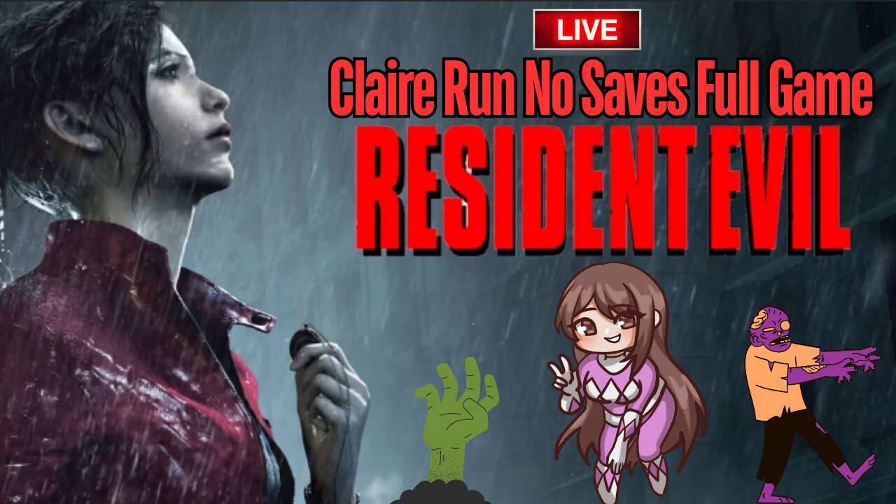 🔴-LIVE- {PNG/VTuber} Jedi Ranger: Resident Evil 2 Remake Claire Run No Saves Full Game