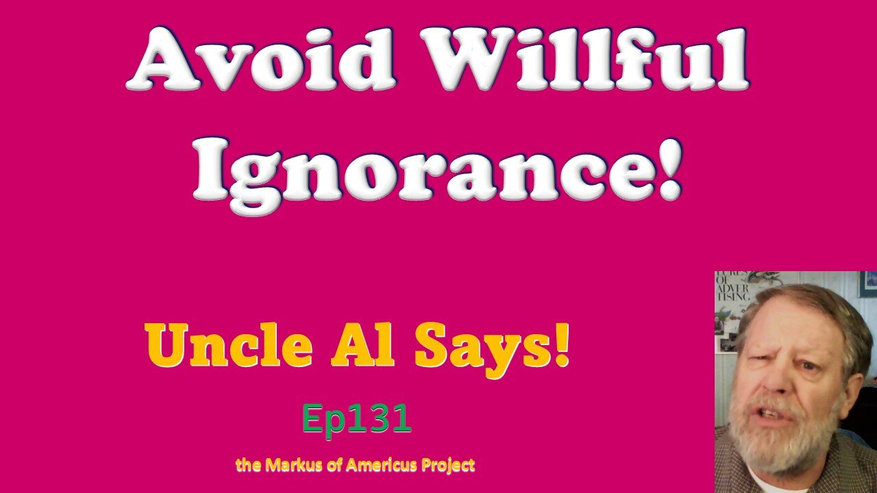 Avoid Willful Ignorance