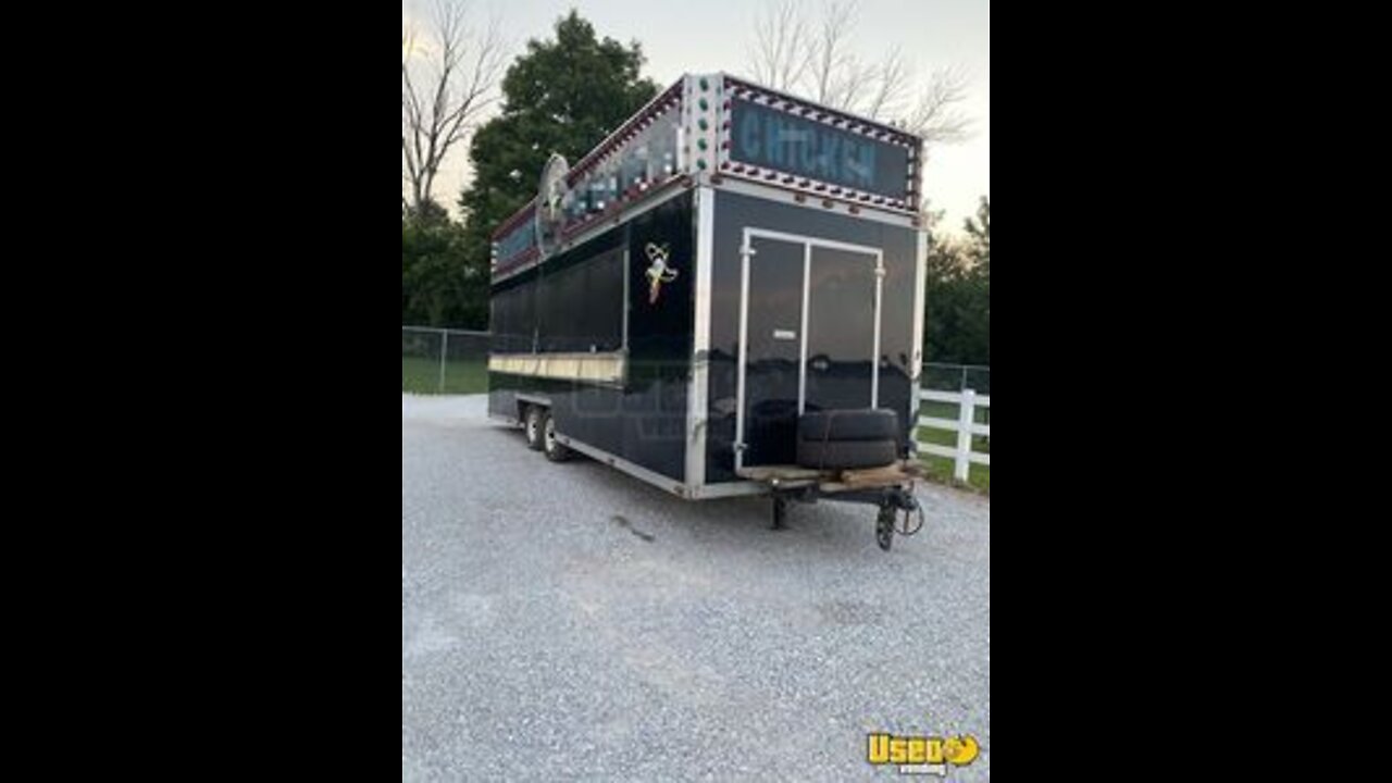 Nicely Equipped 2008 - 8.5' x 24' Mobile Food Concession Trailer for Sale in Indiana