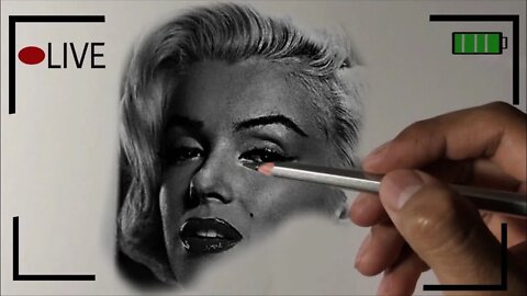 🔴DIBUJANDO A MARELYN MONROE ( LABIOS)