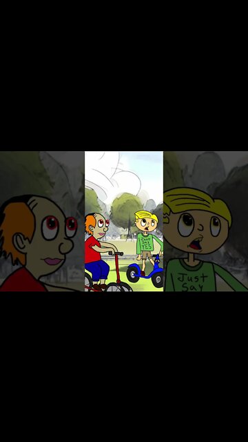 A cat stuck in a tree #shorts #viral #cartoon #funny