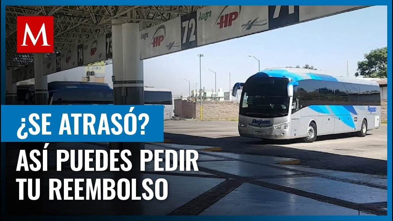 Si viajas en autobús, estas son las causas por las que puedes pedir un reembolso, según Profeco