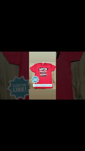 Awesome new pro life merch￼