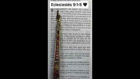 Lee la Biblia conmigo 1 minuto 📖| Eclesiastés 9:1-5