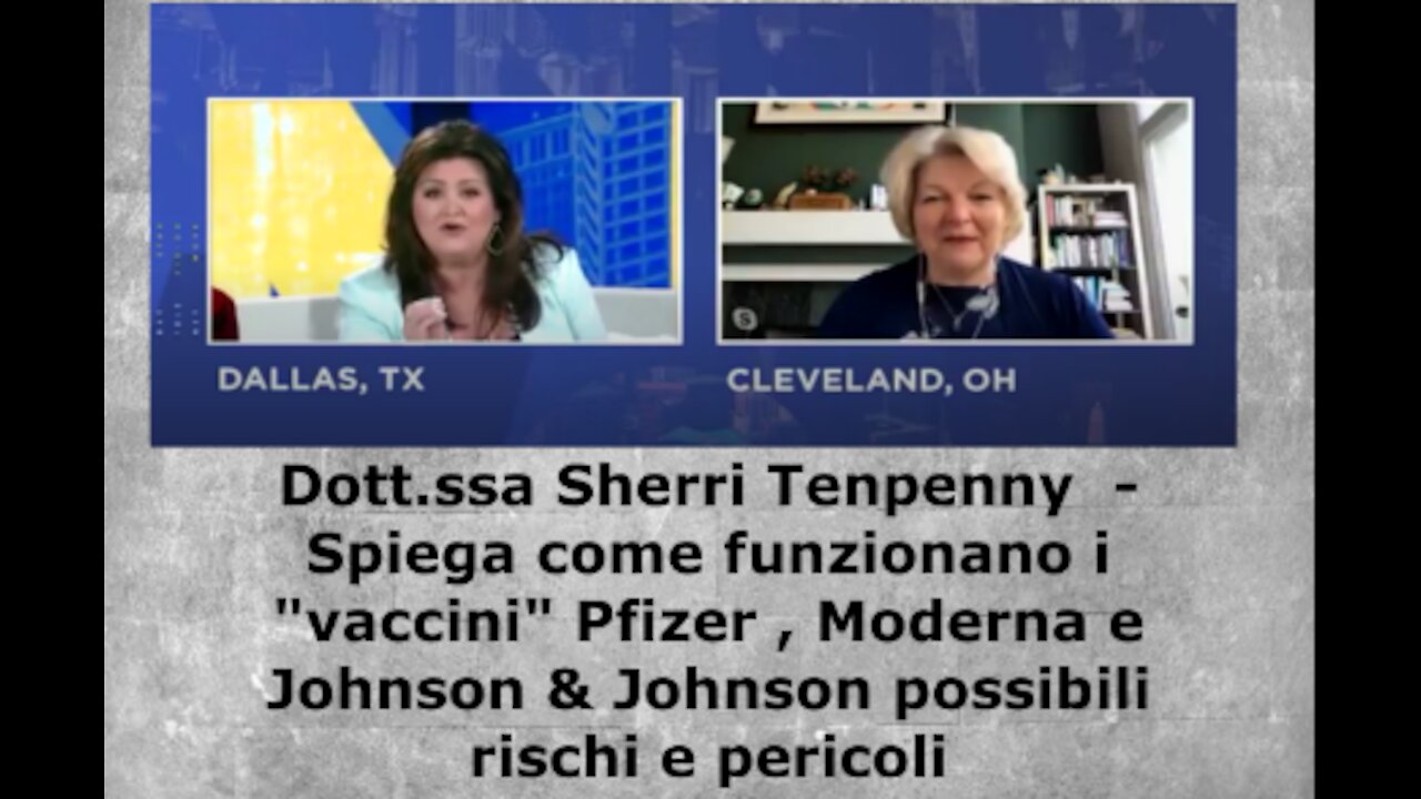 Dott.ssa Sherri Tenpenny Spiega come funzionano i "vaccini" Pfizer , Moderna e Johnson & Johnson