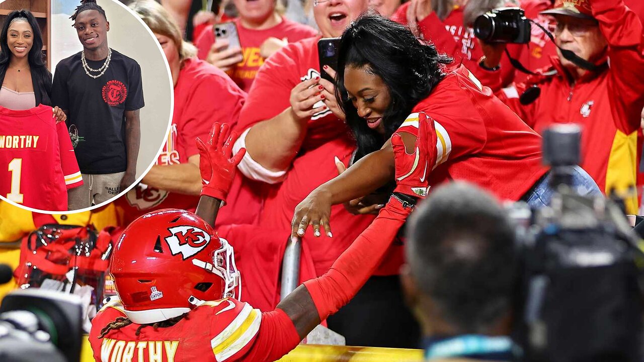 Chiefs’ Xavier Worthy Runs for a Touchdown, Presents Ball to His Mom on Her Birthday