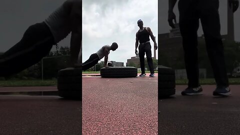 2 pump burpee challenge ME vs 60 Yr Old beast!