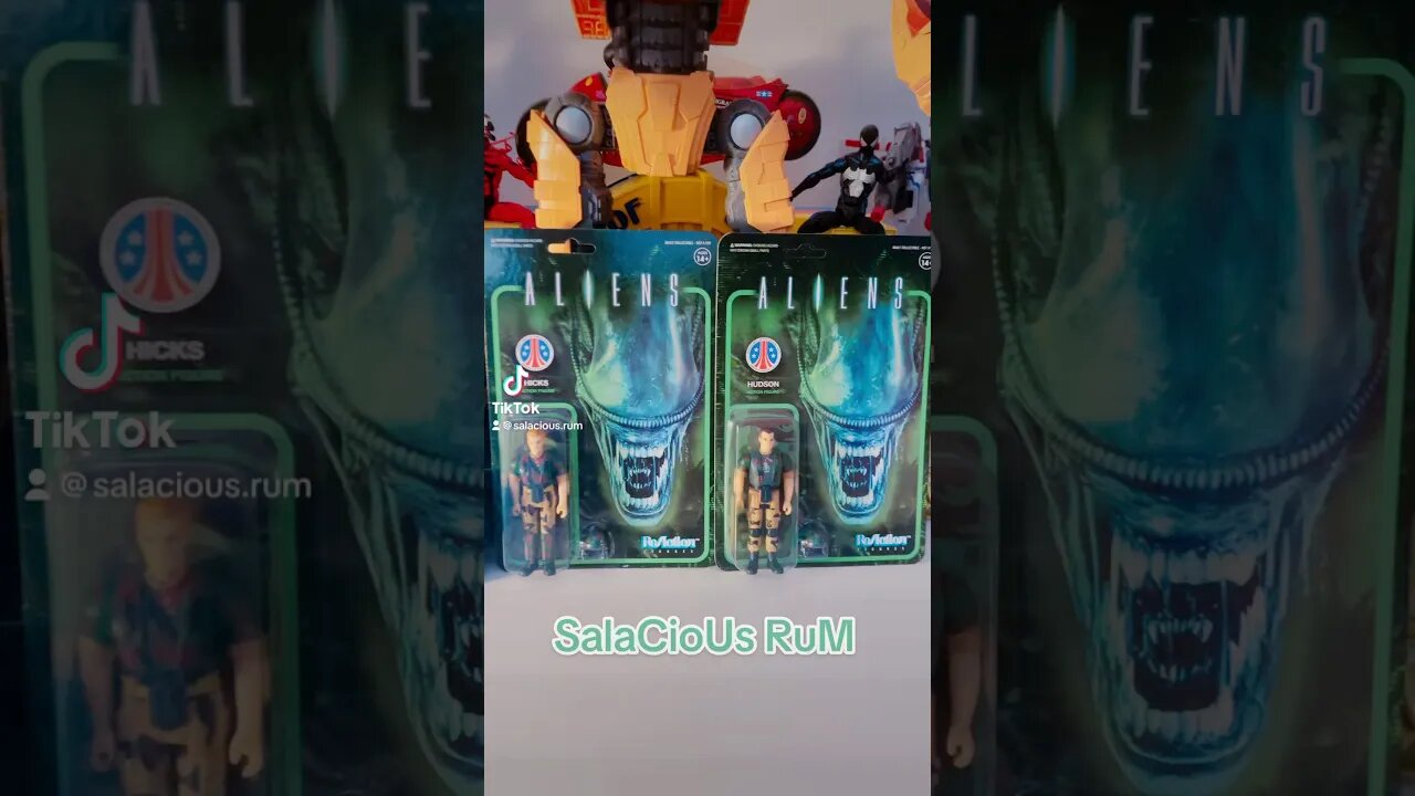 ALIENS: Hicks and Hudson (Super 7 / Reaction Fugures)