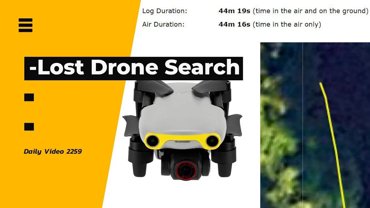 Lost Drone Search And Odd Flight Logs