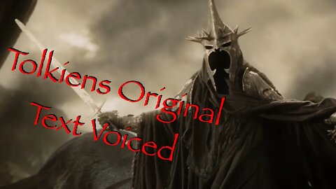 The Witchking's Original Lines Against Eowyn (Lord of the Rings Dub)