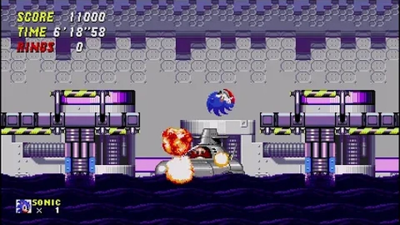 Remastered Sonic 2 Boss extended version | Egg Gauntlet footage