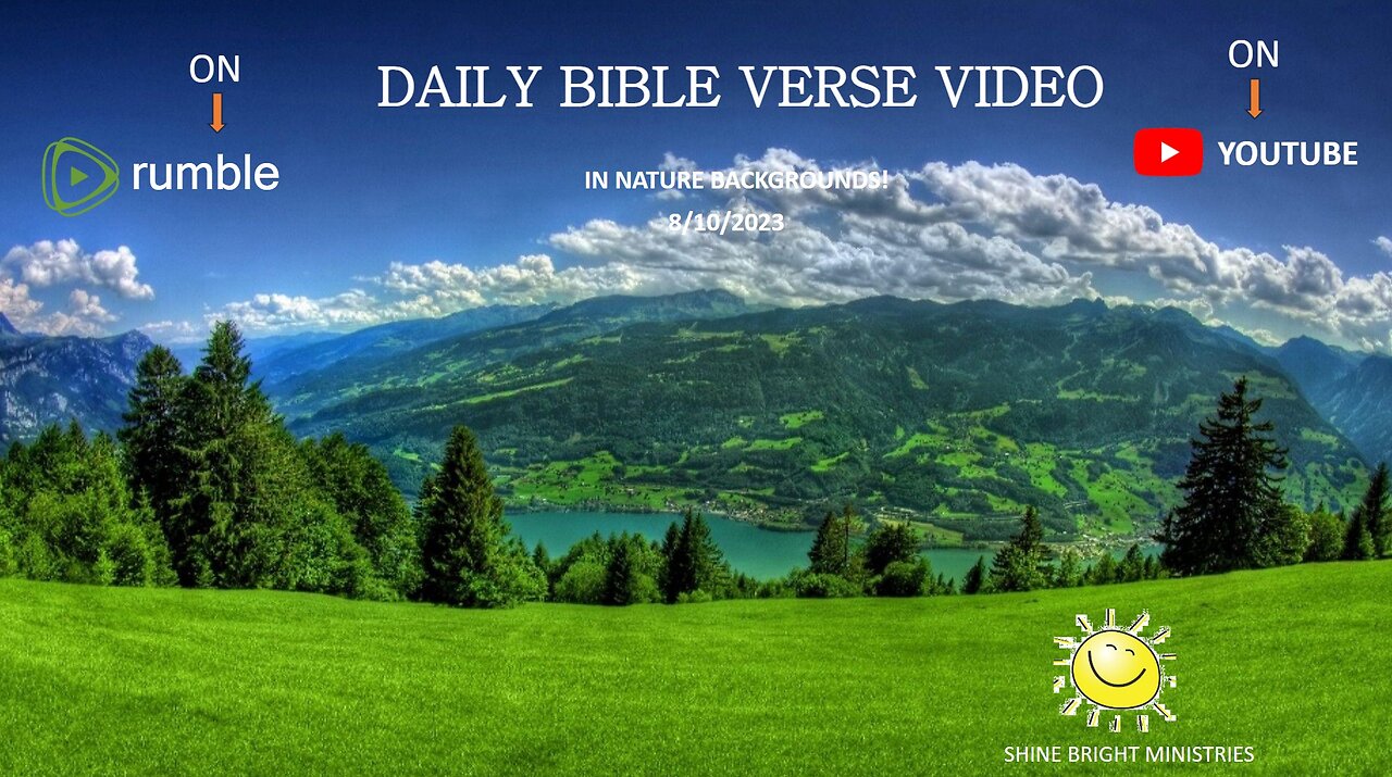 8/10/2023 BIBLE VERSE VIDEO