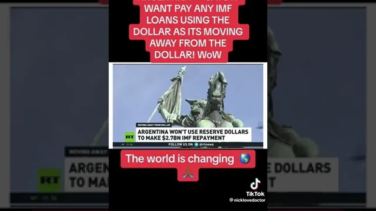 How The World Is Changing? #Argentina #USD #dedollarization #USA #SouthAmerica
