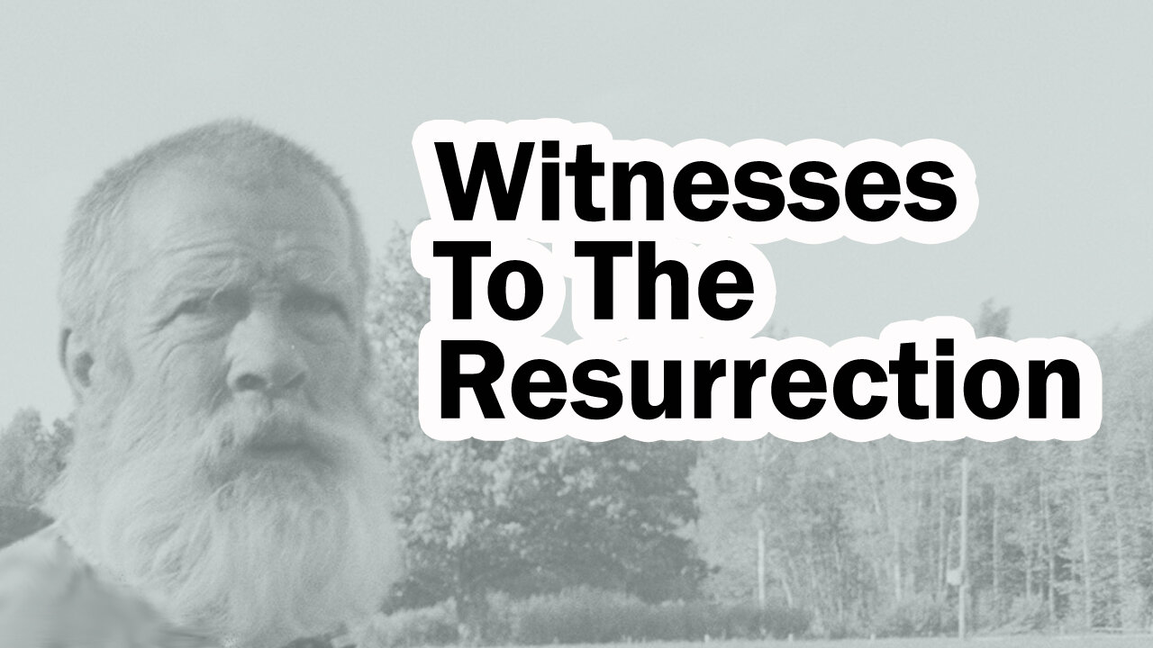 Witnesses to the Resurrection of Jesus Christ