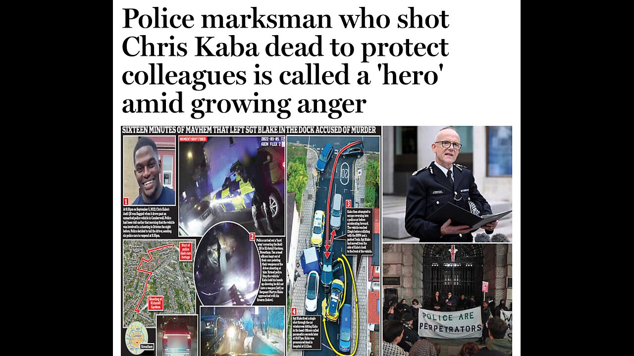 Police marksman who shot Chris Kaba dead to protect colleagues is called a 'hero' amid growing anger